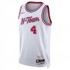 NBA Houston Rockets Trikot Jalen Green 4 Nike 2023-24 City Edition Weiß Swingman - Herren